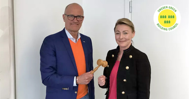Hon är ny styrelseordförande i Sweden Green Building Council