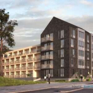 Byggföretagens förslag till Kronandalen i Luleå