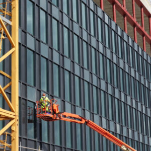 Byggandet av nya kontor minskar