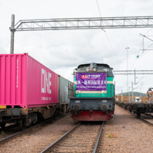 Snabbare transporter med tåg på nya Sidenvägen