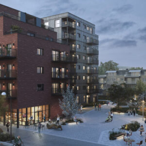 Skanskas första BREEAM-certifierade bostadsprojekt i Norge