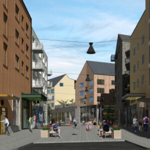 Lindbäcks första uppdrag i Kirunas nya stadskärna