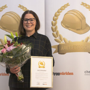 Grattis Jeanette – Årets Byggchef