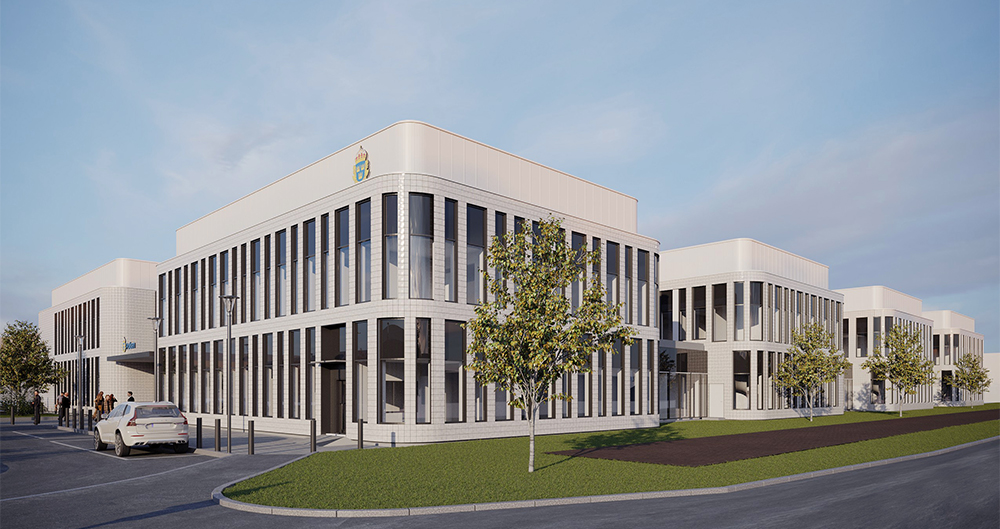 Rekab projekterar och bygger nya polishuset i Umeå