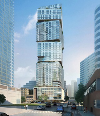 Bygger 40 våningar högt bostadshus