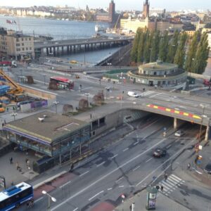 Nya Slussen byggs