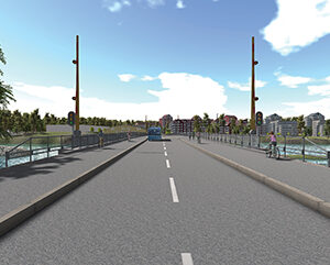 Bygger 254 meter lång dubbelklaffbro