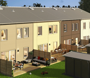 Västsveriges första Svanenmärkta radhus