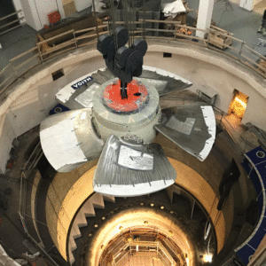 Papperslöst kraftverksbygge