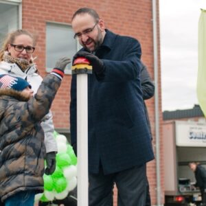 Kaplan invigde Kombohus