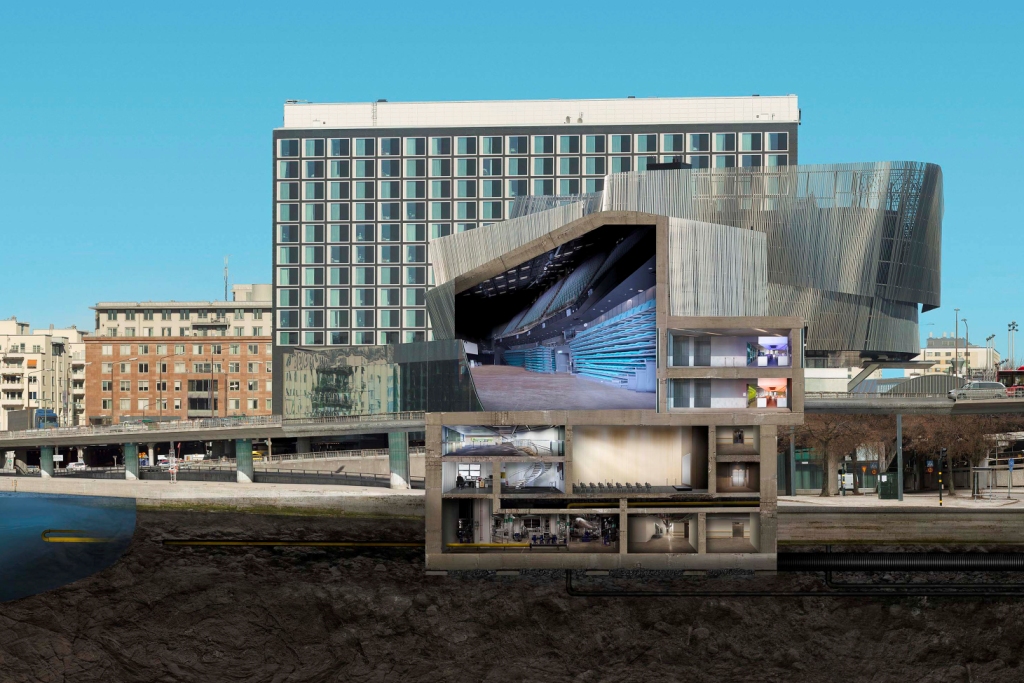 Miljöhus i genomskärning