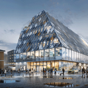 White ritar Växjös nya stads- och stationshus