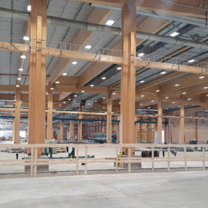 Här byggs Nordens största fabrik i KL-trä