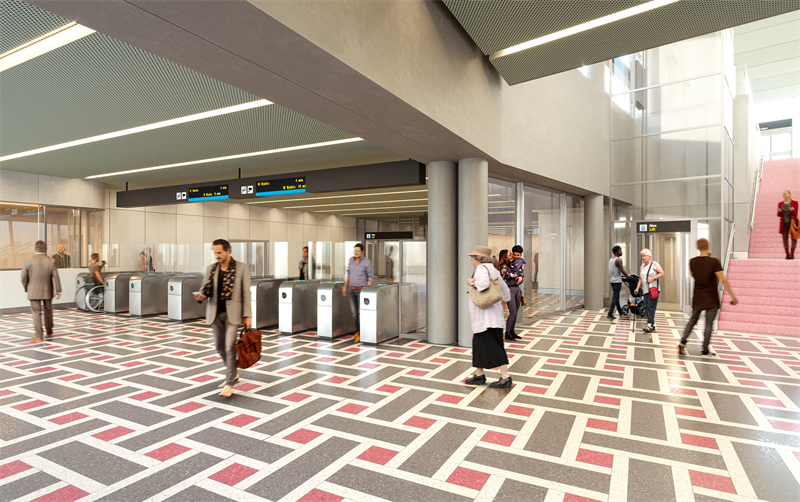 Utformar nya tunnelbanans stationer