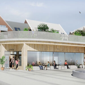 Bygger café med park på taket