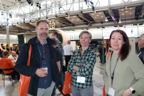 Torbjörn Rastad, Maria Jukala och Camilla Pihlqvist från Region Gävleborg.