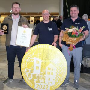 Innovativa byggskivor prisas med Nordbyggs guldmedalj