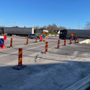 Vägbygget har stått stilla i 1,5 år