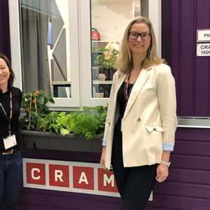 Lila byggbod symbol för inkludering