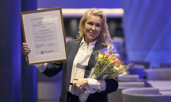 Jessica Löfström tilldelas Stora Säkerhetspriset