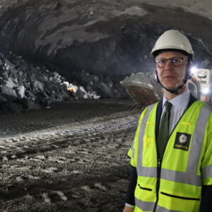 En av världens djupaste T-banestationer