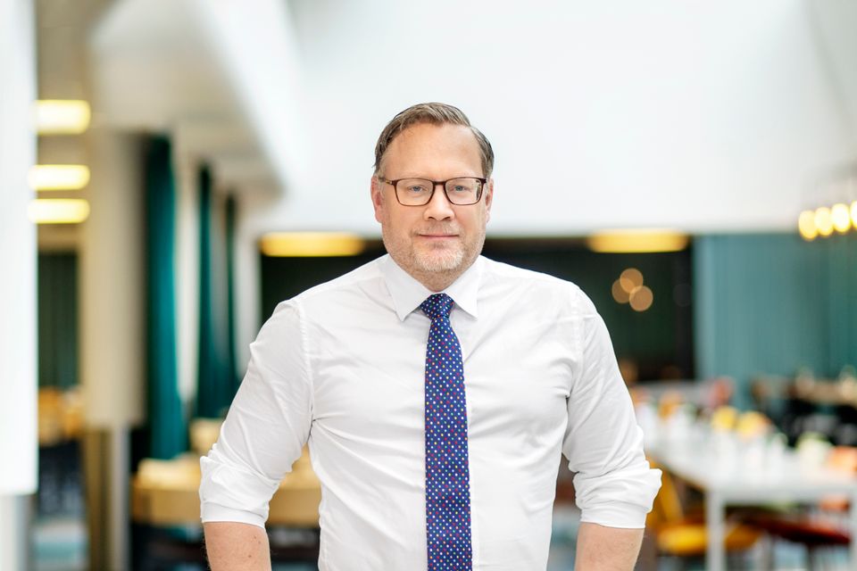 Johan Deremar, nationalekonom på Byggföretagen. Foto: Byggföretagen