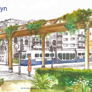 Föreslår en upphöjd cykelbana i Göteborg