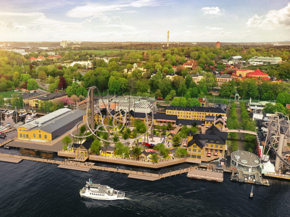 Så här är det tänkt att parkeringsområdet ska utvecklas. Foto: Gröna Lund