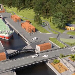 De bygger om slussen i Södertälje