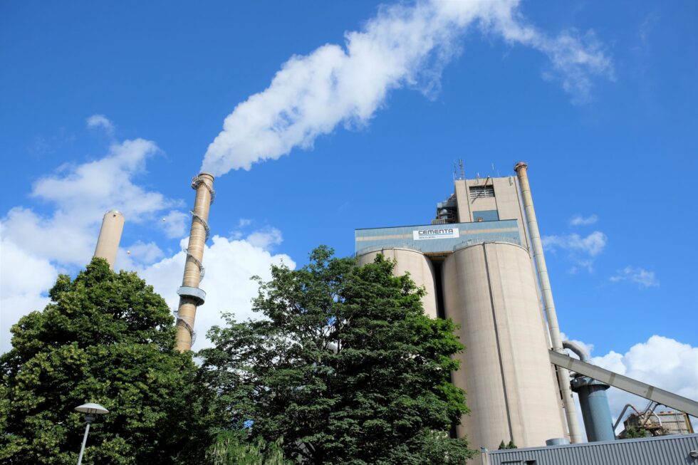 Cementas fabrik i Slite på Gotland. Foto: Henrik Ekberg