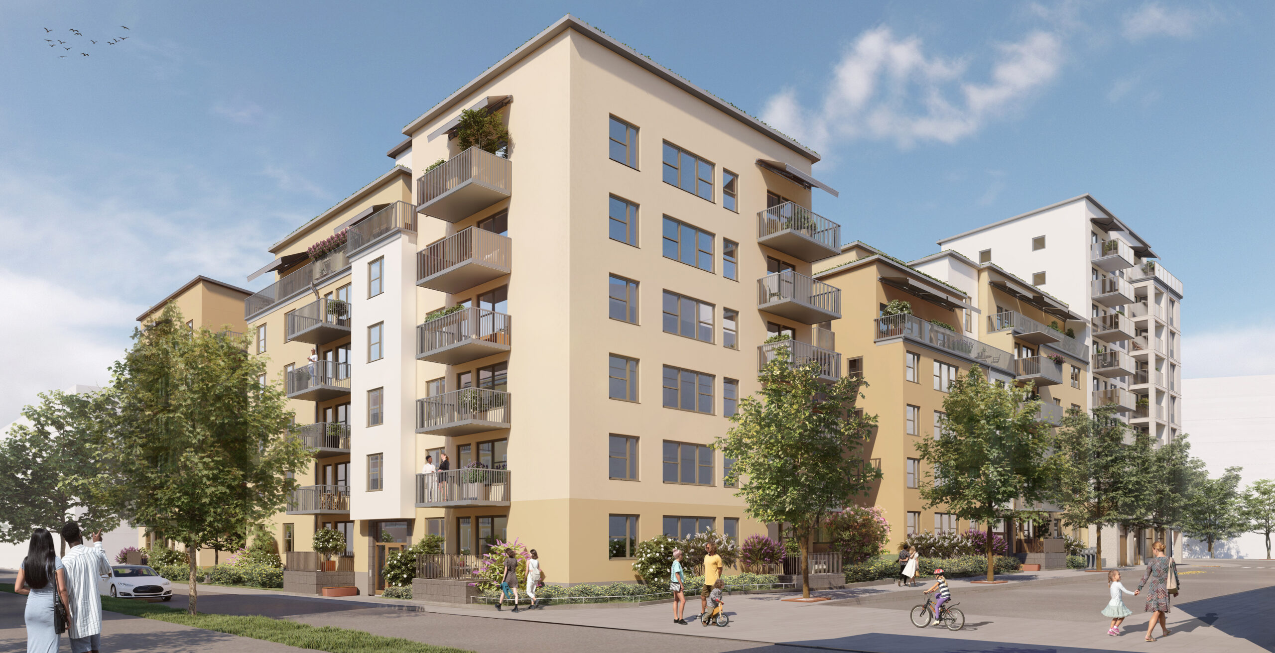 Dubbelt första spadtag i Täby Park