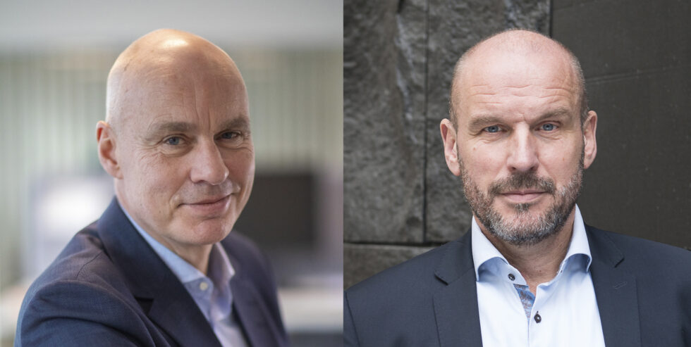 Arrangerar Det Goda Projektet. Thomas Samuelsson, vd på Binosight och Tommy Lenberg, vd på Byggherrarna.