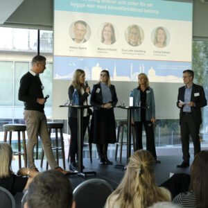 Klimatförbättrad betong diskuterades i Göteborg