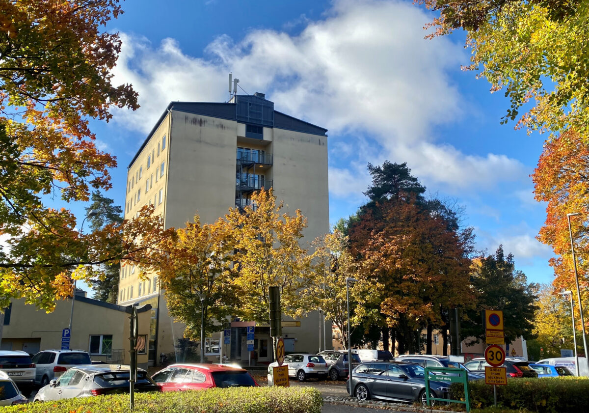 nuvarande patienthotellet vid Danderyds sjukhus