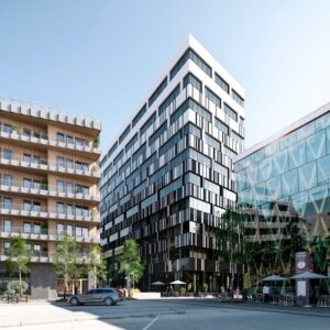 Nytt landmärke – Sveriges högsta kontorshus i trä