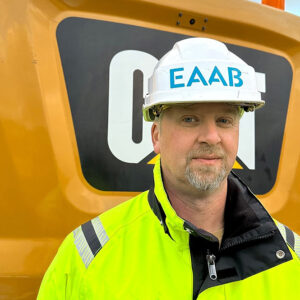 Magnus Uusitalo, arbetschef och platschef, EAAB