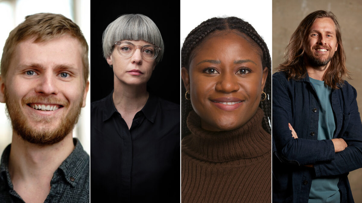 Sebastian Holmström, Inrego, Petra Jenning, Fojab, Tracy Makaraba, WSP, Anton Franker, Återbruksbyrån. Foto: Svensk Byggplåt