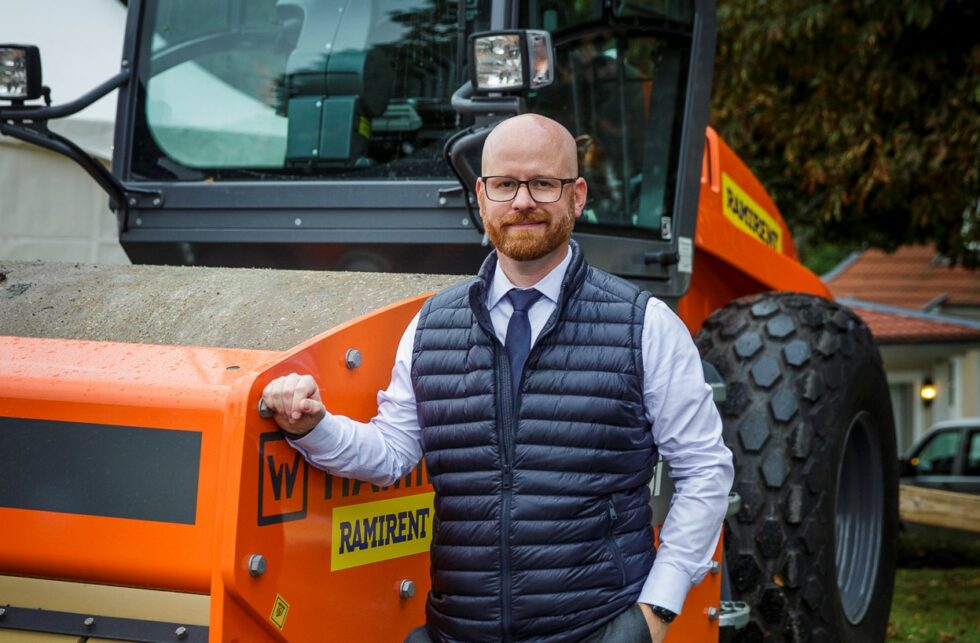 Johan Färm, vd på Ramirent. Foto: Ramirent