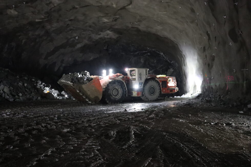 Station Sofia sprängs ut ur berget under Södermalm i Stockholm