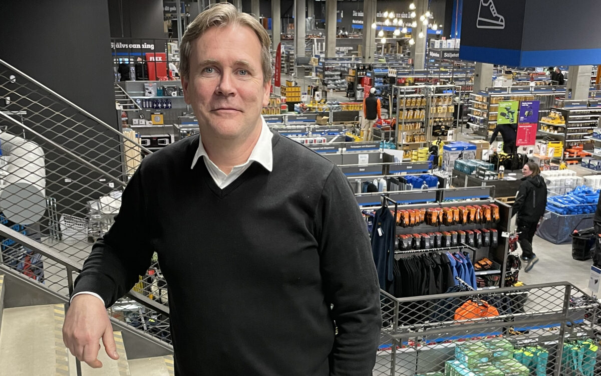 Joachim Jungtell, försäljningschef på Ahlsell region Väst, Bygg.