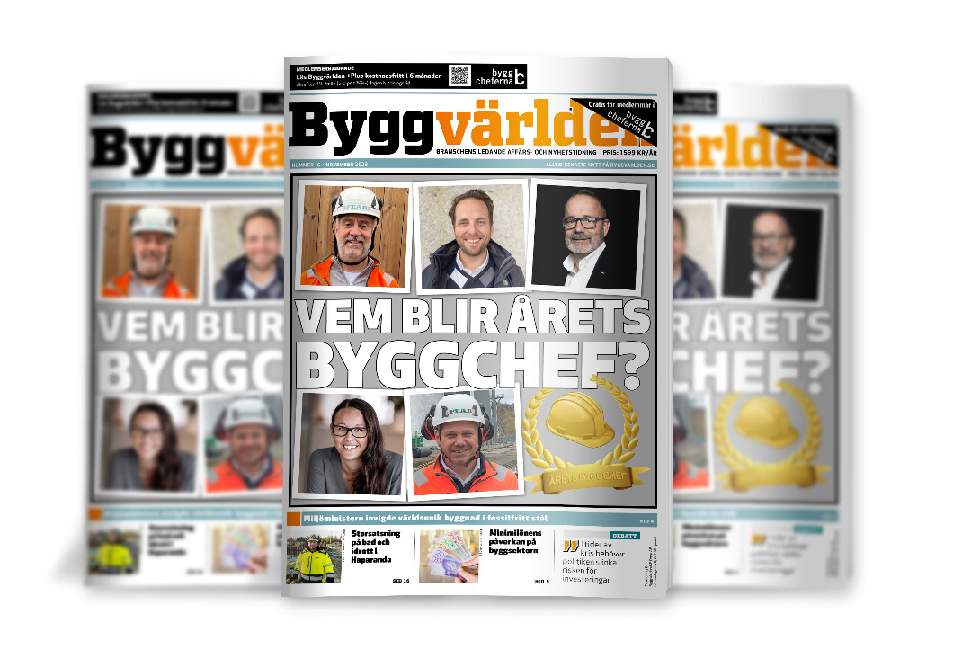 Läs senaste numret av Byggvärlden