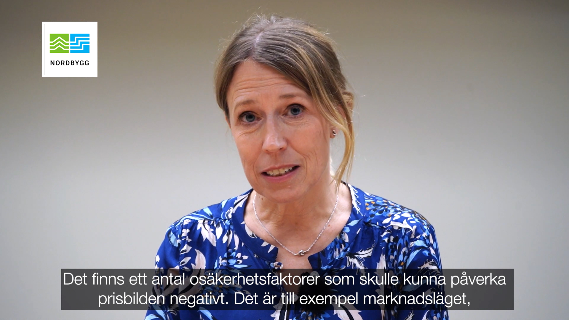Film: En minut om sjunkande byggmaterialpriser