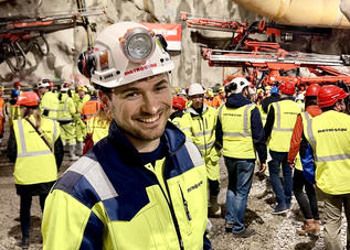 Jiri Horcicka har bland annat jobbat med tunneln från Akalla till Barkarby station.