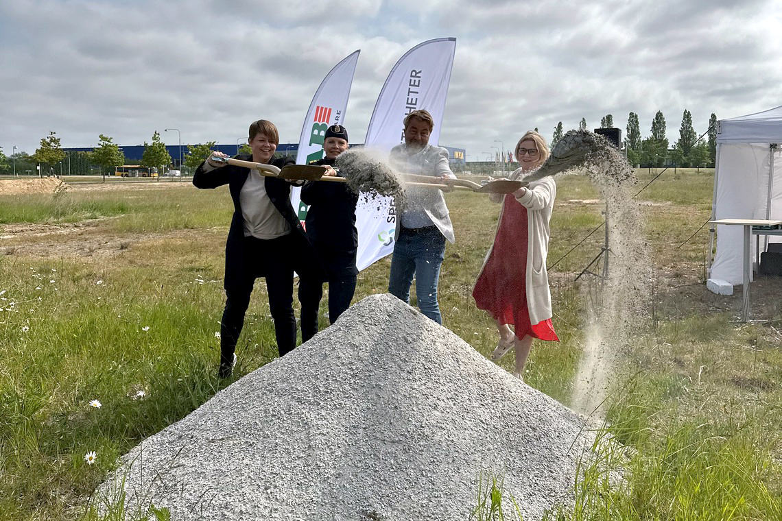 Projekten som rullar på under byggkrisen