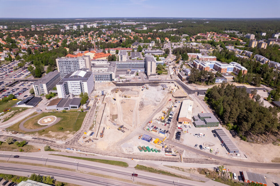 Markarbetet för Västerås nya akutsjukhus påbörjades i höstas.