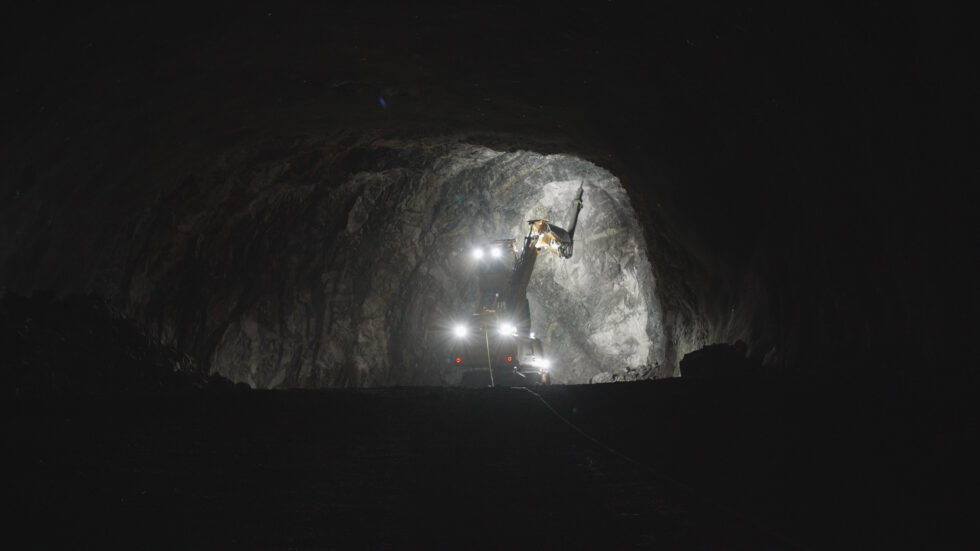 Tunnelbygge i Barkarby, utbyggnad av tunnelbanan.