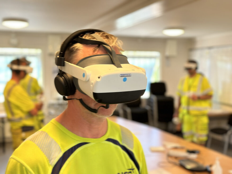 NCC inför VR-utbildning i arbetsplatssäkerhet