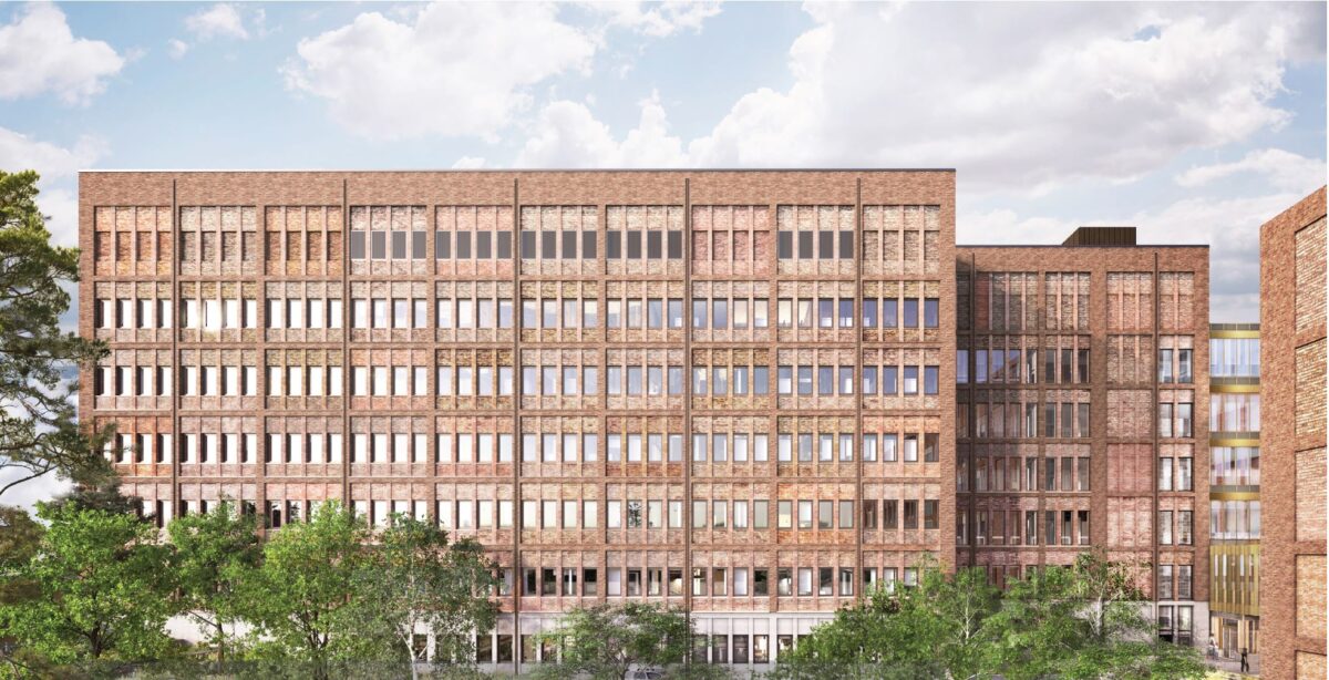 Nya huset vid sjukhuset byggs med trästomme. Skanska har tecknat avtal med Region Värmland om att bygga ett nytt mottagningshus vid Centralsjukhuset, CSK, i Karlstad.