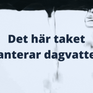 Det här taket hanterar dagvatten