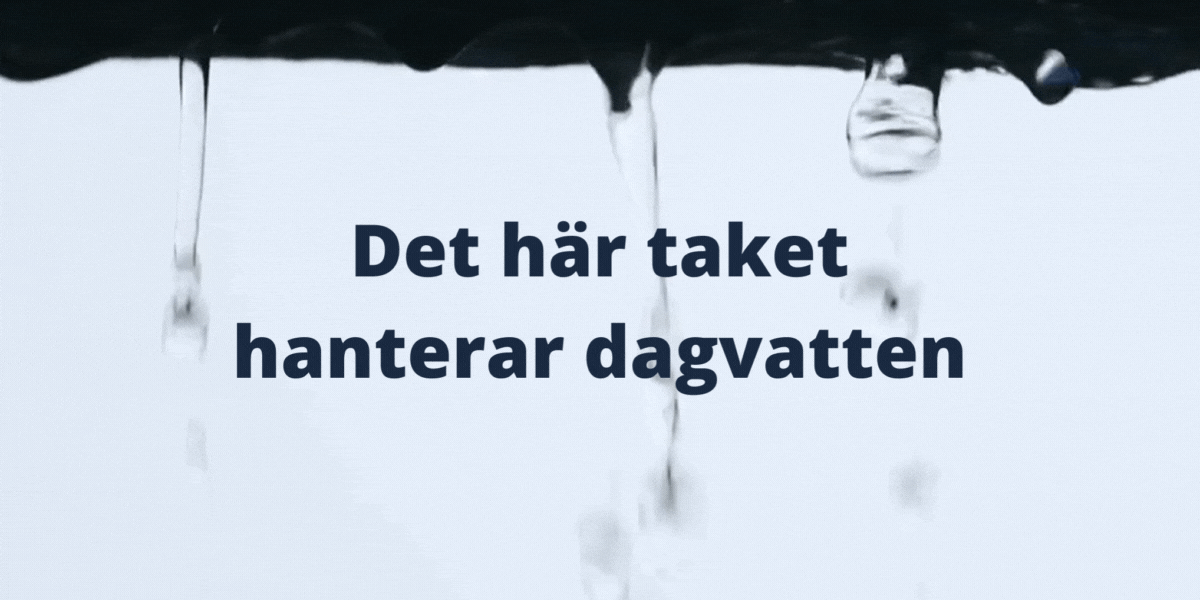 Det här taket hanterar dagvatten